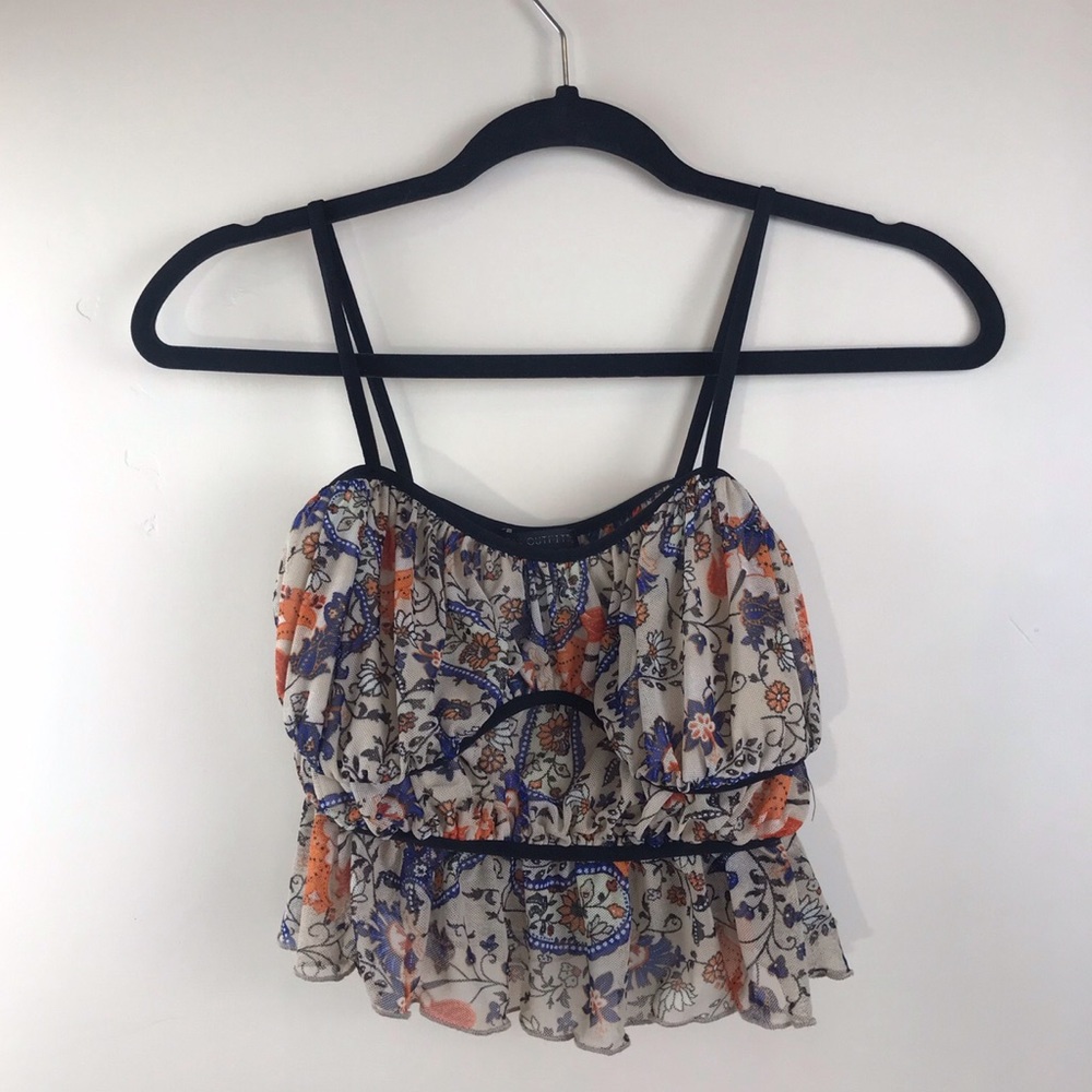 Floral Urban outfitters size small cami-